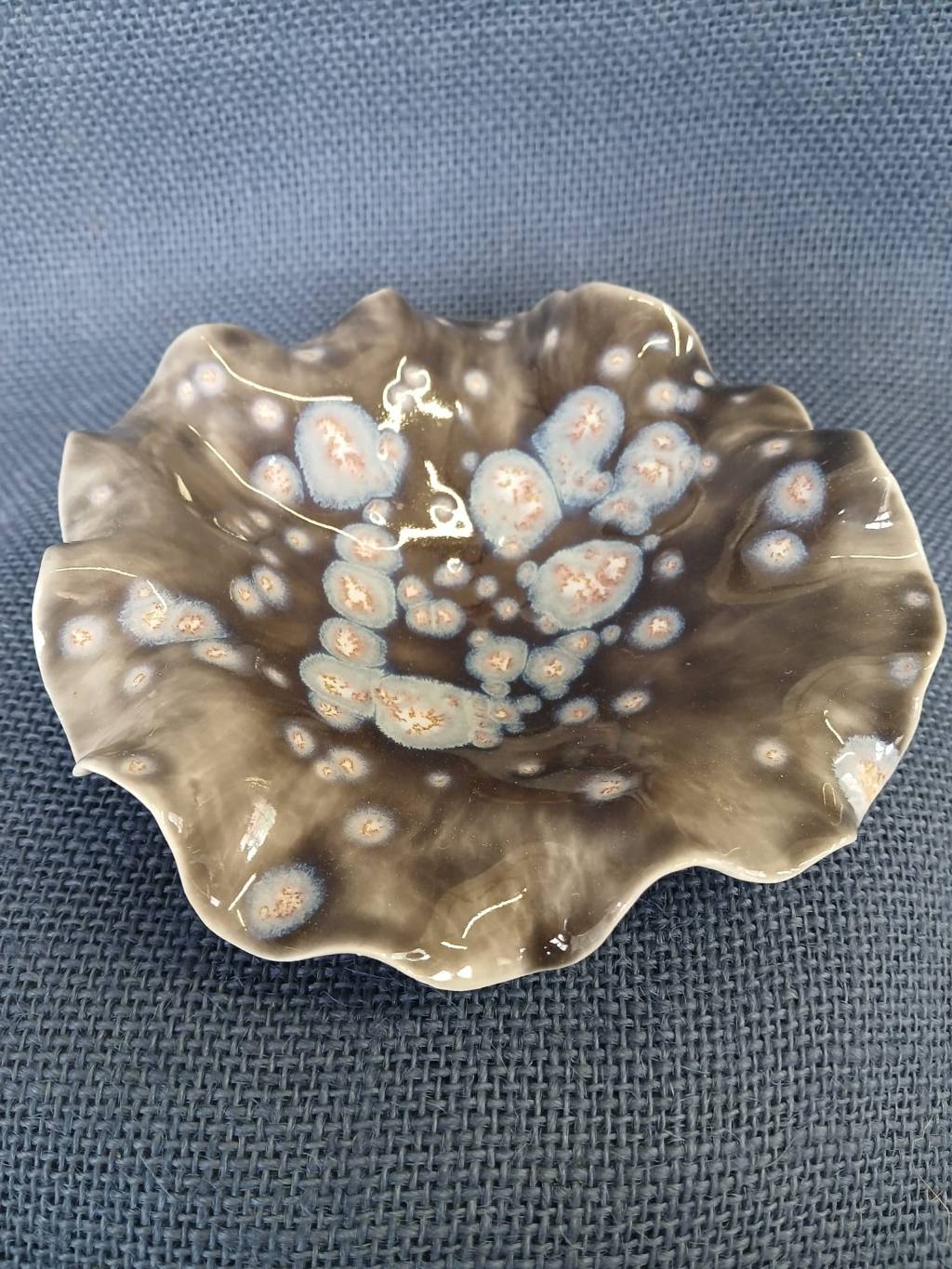 Black Cristaline Flared Bowl&nbsp;(15cm)