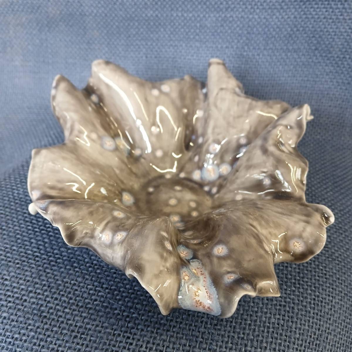 Black Cristaline Flared Bowl&nbsp;(19cm)