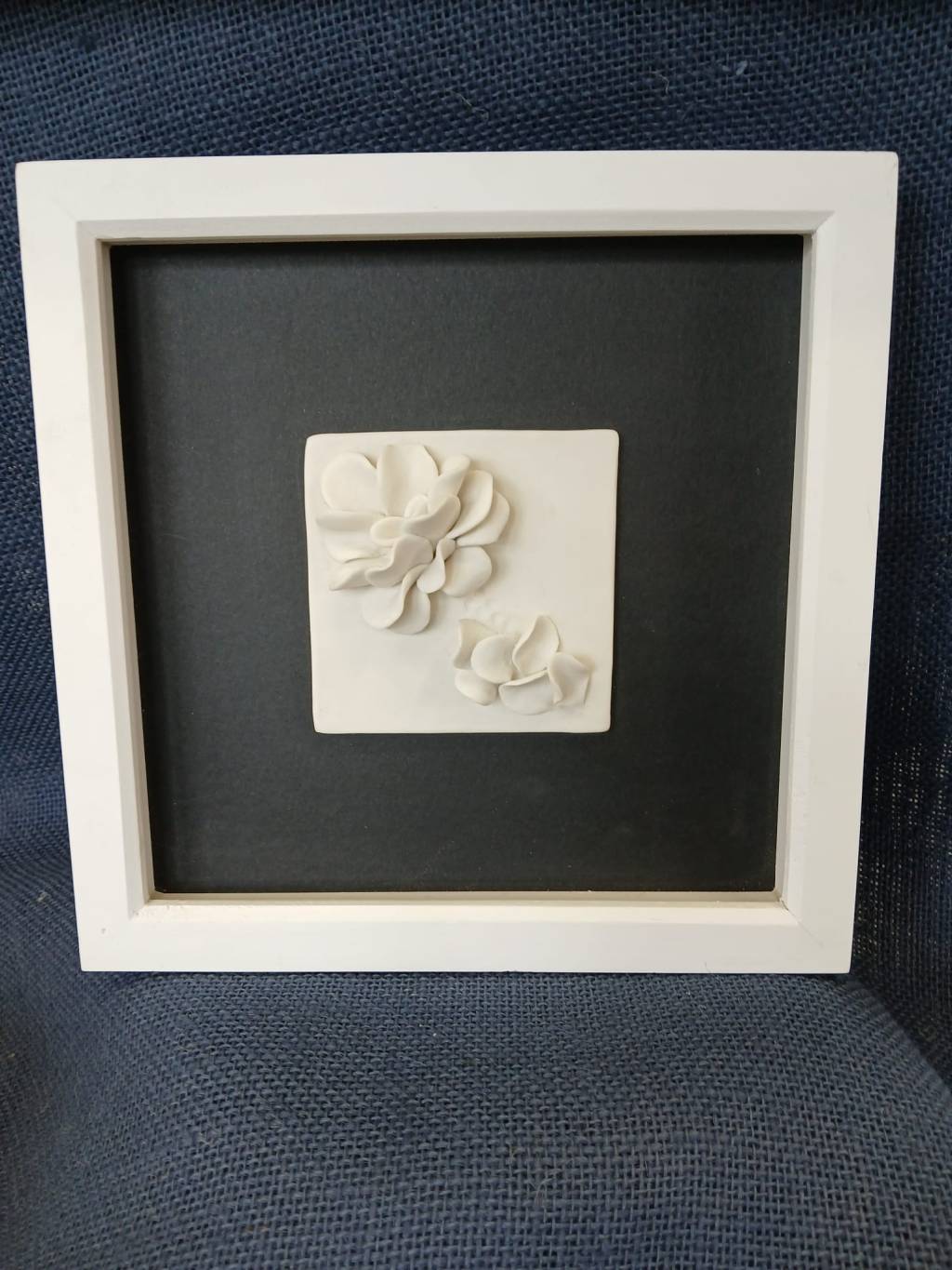 Handmade Porcelain Flower&nbsp;Tile