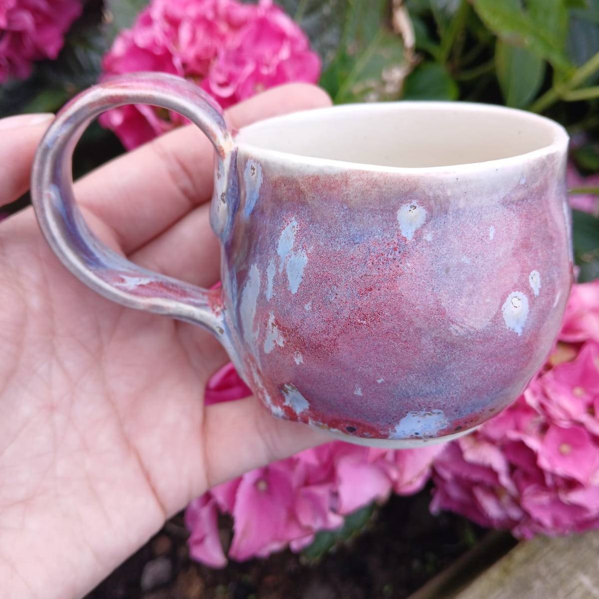 Pink Burst Blue Pop Espresso&nbsp;Cup