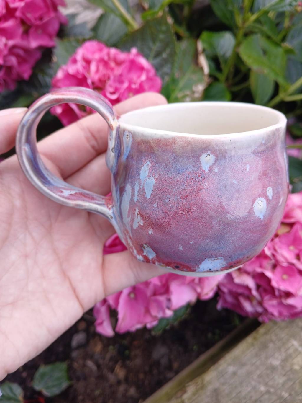 Pink Burst Blue Pop Espresso&nbsp;Cup