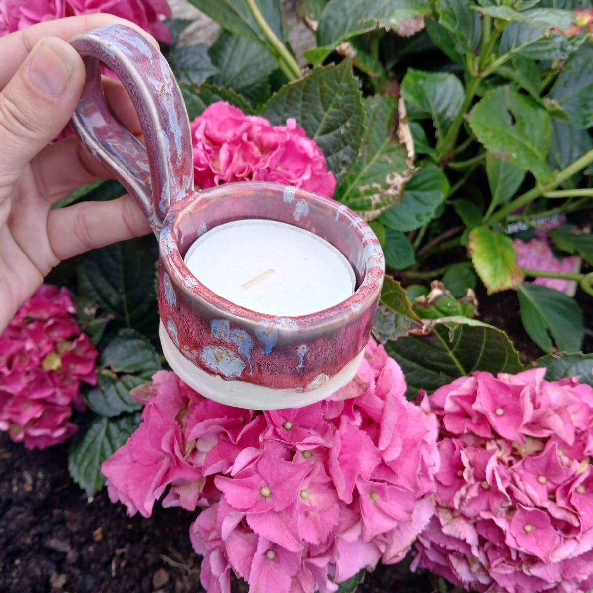 Pink Burst Candle&nbsp;Holder